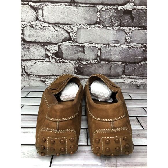 JP Tods Brown Leather Penny Loafers Driving Slip On Shoes Men Sz 10.5M US/44EU - Picture 13 of 16